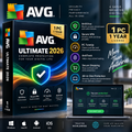 AVG Ultimate 2026 1 Year License | 1 PC | Digital Activation Key