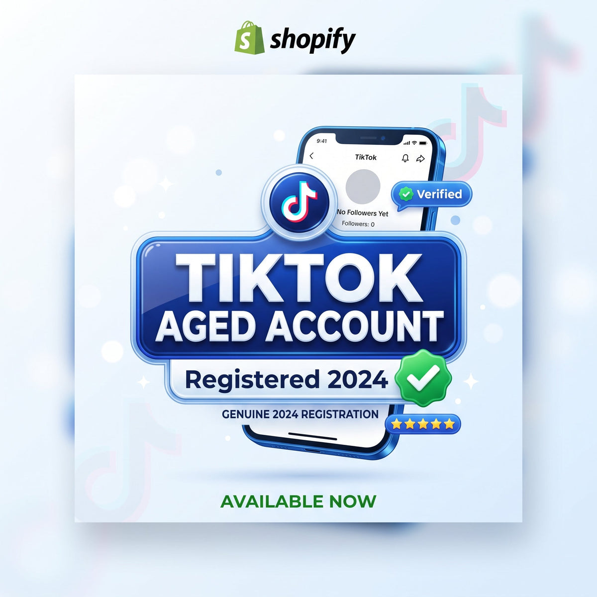Aged TikTok Account (Registered 2024) – Clean History, Full Access